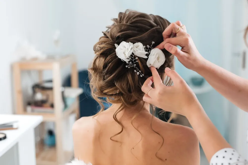 Coiffure de mariage à Jargeau
